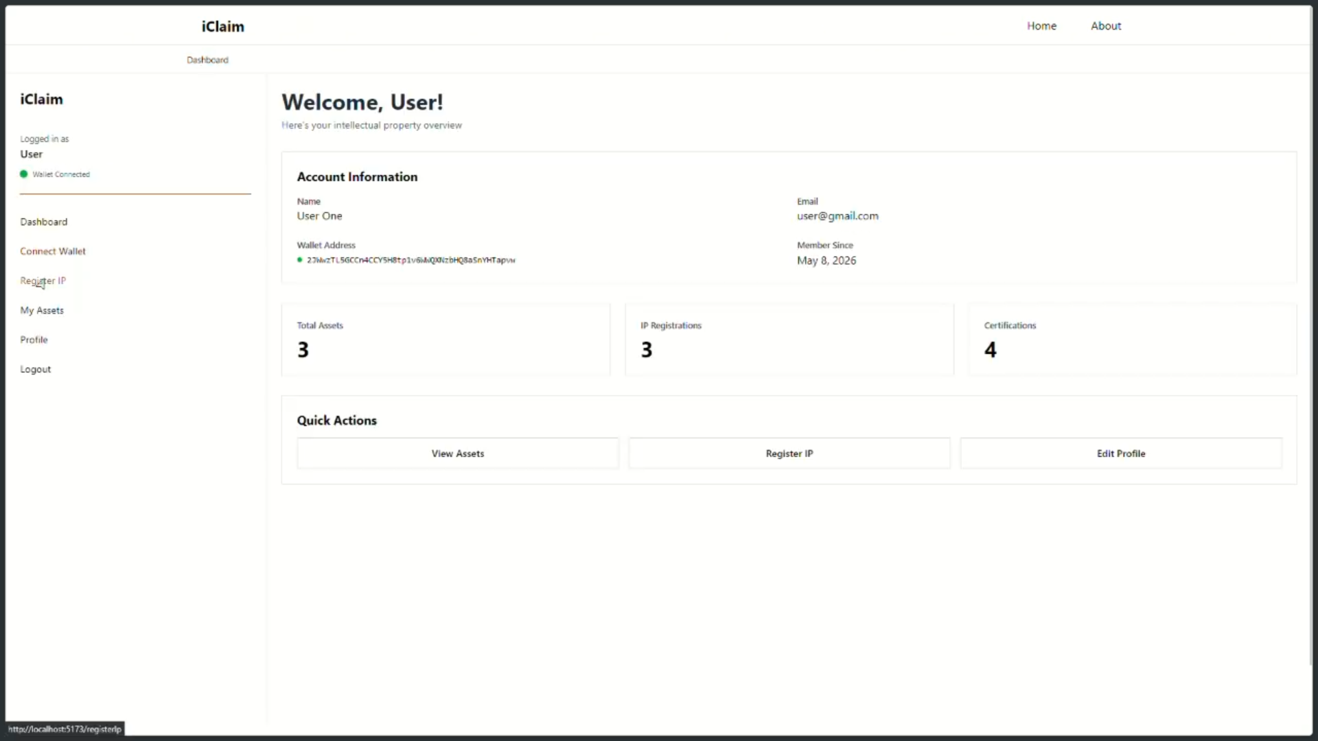 iClaim Screenshot